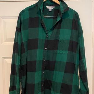 Oversized Old Navy Buffalo Check Shirt